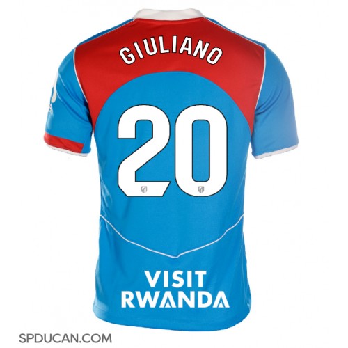 Zenski Nogometni Dres Atletico Madrid Giuliano Simeone #20 Rezervni 2025-26 Kratak Rukav